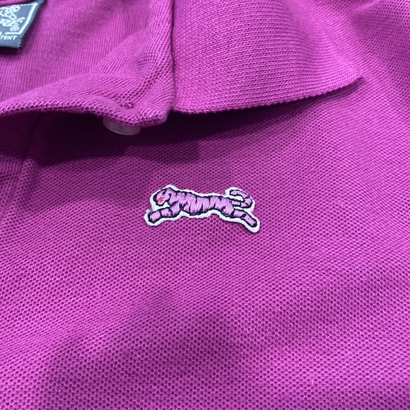 COPY - Le Tigre Men’s Polo Shirt Size M beautiful purple color perfect for spri… - Picture 2 of 6